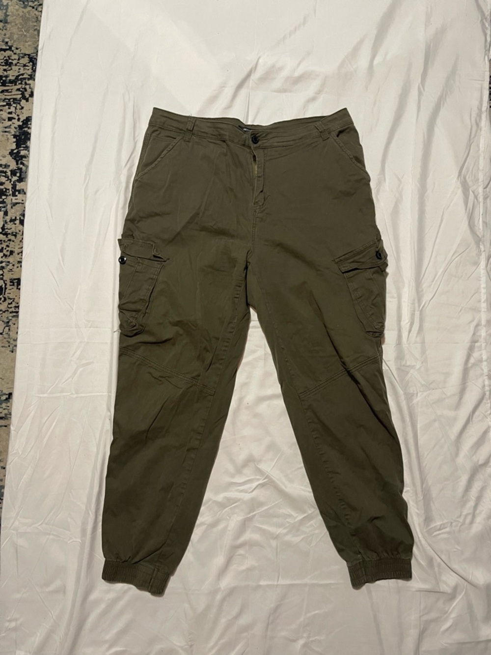 American Bazi Olive Utility Cargo Pants